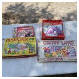 Vintage Childrens Games- Operation, Candy Land,