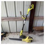 RYOBI 12" Cordless String Trimmer &