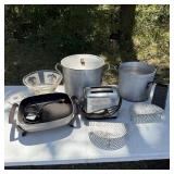 Kitchen Lot- Duraware Aluminum Pots, Electric