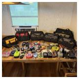 (6) Tool Bags & All Contents on Table