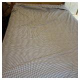 Navy Blue & White Fine-Checked Gingham