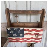 17x17 Vintage-Style Wooden Storage