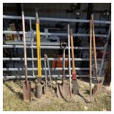 Assorted Yard Tools- Shovels, Loppers, & More