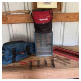 Table Lot- Hardware Organizer, Toolbox Tray,