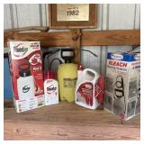 (3) Sprayers & Round Up Weed & Grass Killer
