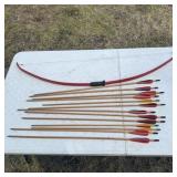 44" Bow & 13 Arrows