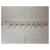 Bartlett-Collins Etched Grapevine Goblets