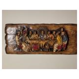 Vintage 3D The Last Supper Wall Hanging