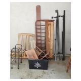 Antique Footboard, Doll Crib, Adjustable Bed Frame
