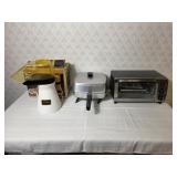 Toaster Oven, Skillet, Popcorn Popper
