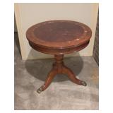 Vintage Mahogany Drum Table