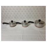 Revere Ware Pots with Lids