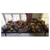 Artificial Foliage and Pumpkins