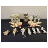 Assorted Angel & Cherub Figurines