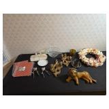 Assorted Decor, Candle Holders, Shell Decor