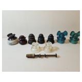 9 Assorted Vintage Insulators