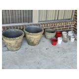 Assorted Garden Pots