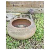 Terracotta Garden Hose Pot