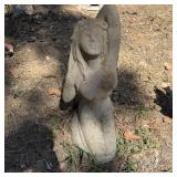 22" Concrete Naked Woman Garden Statue