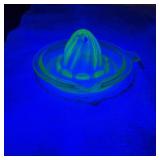 Vintage Green Depression Uranium Glass Vaseline
