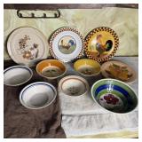 Vintage Kitchen Plates & Bowls