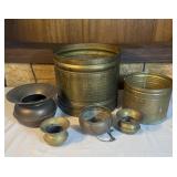 Brass Spittoons & Planters