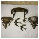 Vintage Mid-20th-Century Hollywood Regency wall