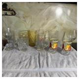 (10) Assorted Vintage Glassware