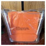 Orange Wicker Lounge Chair