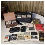 Cassette Tapes, Cases, Headphones, Walkman, &