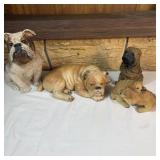(4) Assorted Dog Figures