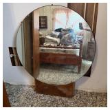 49x42 Heavy Round Art Decor Dresser Mirror