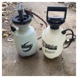 (2) Manual Compression Garden Pump Sprayers