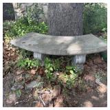 Concrete Garden Bench