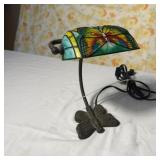Tiffany Style Butterfly Stained Glass Electric