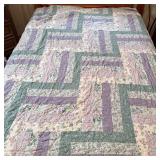 #11 Geometric Meandering Pattern Patchwork Quit