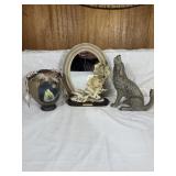 Wolf-Themed Decor- Giovanni Collection Mirror,