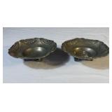 (2) 7" Vintage Studio Silversmiths Metal Three