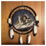 24 1/2" Hand Painted Sanchez Dream Catcher