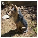 29" Concrete German Shepherd Statue