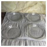 (4) Clear Glass Baking Dishes Pyrex/Fire King