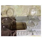 Assorted Glass Baking Dishes- Pyrex, Anchor