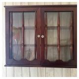 Vintage Curio Cabinet Wall Display Shelf