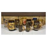 Assorted Glassware- Vintage Amber Glass Souvenir