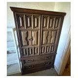 Vintage Carved Armoire