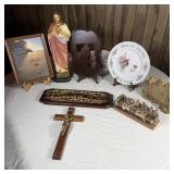Vintage Christian Religious Decor- Bless Our