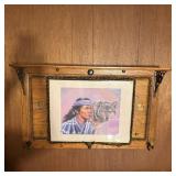 Vintage Gary Ampel "Wolf Spirit" Framed Print