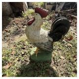 22" Concrete Rooster Figure