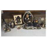 Native American Indian & Buffalo Decor- Vase