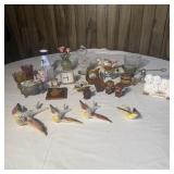Home Decor- Vintage Ceramic Shallow Wall Birds